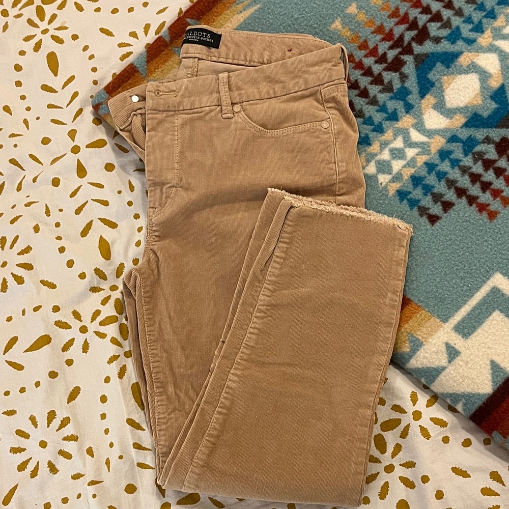 Talbots Light Brown Cropped Pants